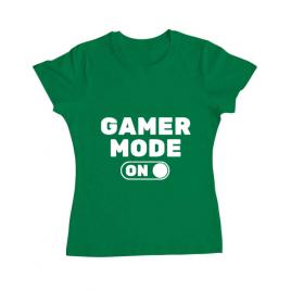 Tricou adler dama gamer mode on verde mediu