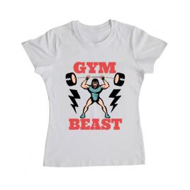 Tricou adler dama gym beast alb