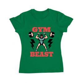 Tricou adler dama gym beast verde mediu