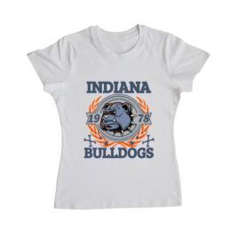 Tricou adler dama indiana bulldogs alb