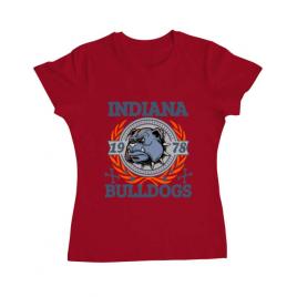 Tricou adler dama indiana bulldogs rosu