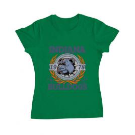 Tricou adler dama indiana bulldogs verde mediu