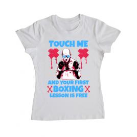 Tricou adler dama touch me alb