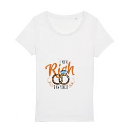 Tricou burlacite stanley stella if you are rich alb