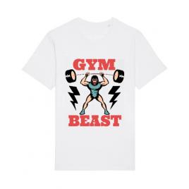 Tricou stanley stella barbat gym beast alb