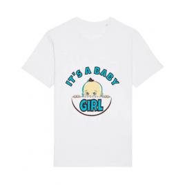 Tricou stanley stella barbat it’s a baby girl alb