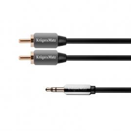 Cablu 3.5-2rca 1.8m kruger&matz