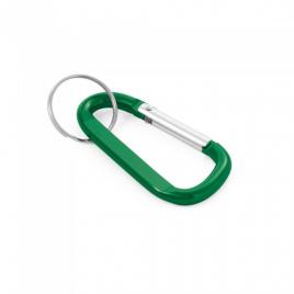 Breloc prindere din aluminiu, cu inel si zona plata pentru personalizare, 32 x 57 x 5 mm