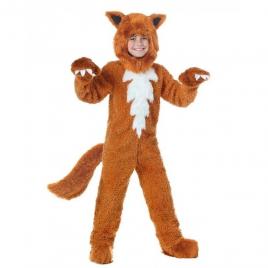 Costum de vulpe pentru copii, 100 cm, maro