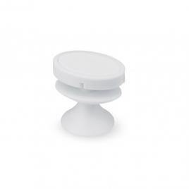 Suport pentru telefon ventuza, loc de infasurat cablu, 4 cm, alb