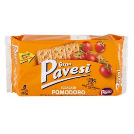 Biscuiti cracker cu rosii gran pavesi 280g