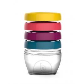 Set 4 recipiente pentru pastrarea hranei 120 ml babymoov