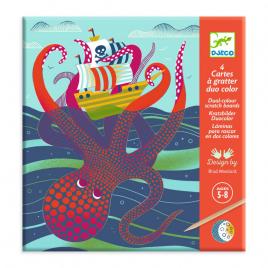 Joc creativ de razuit fauna marina