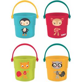 Set 4 cupe pentru baie ludi