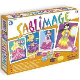 Set creativ cu nisip colorat sablimage printese