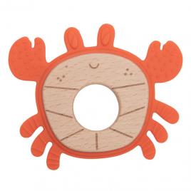 Jucarie bebe inel de dentitie crab moulin roty