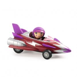 Masina de cursa miss burgundy colectia crazy motors djeco