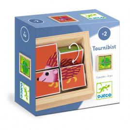 Puzzle forme rotative tournibist djeco
