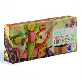 Puzzle galerie 100 piese la plimbare djeco