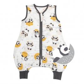 Sac de dormit cu picioruse bamboo panda 70 cm 0.5 tog