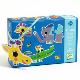 Set 6 puzzle duo articulo animo djeco
