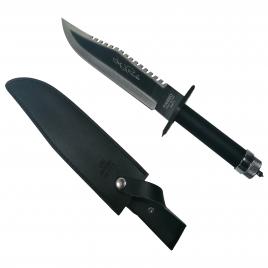Cutit de vanatoare ideallstore®, first blood, editie de colectie john rambo, 40 cm, teaca inclusa