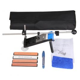 Sistem de ascutire cutite ideallstore®, master chef, antiaderent, negru