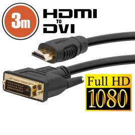 Cablu dvi-d / hdmi • 3 mcu conectoare placate cu aur