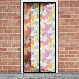 Perdea anti-tantari pt. usi cu inchidere magnetica- 100 x 210 cm „fluturi