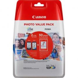 Combo-pack original canon black/color, pg-545xl/cl-546xl, pentru pixma