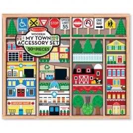 Figurine din lemn orasul meu - melissa and doug