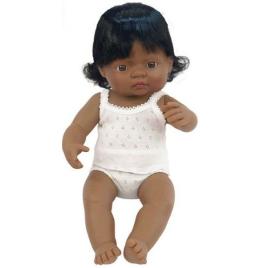 Papusa baby hispanic fata miniland 38 cm