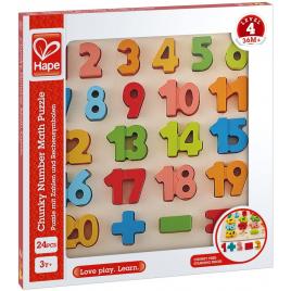 Hape puzzle matematica chunky
