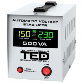 Stabilizator tensiune automat avr 500va lcd t