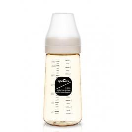 Biberon anticolici premium cu tetina m galben 260 ml