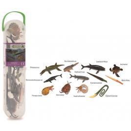 Cutie cu 12 minifigurine animale marine preistorice