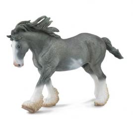 Figurina armasar clydesdale negru