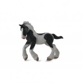 Figurina manz gypsy m collecta, 12.2 x 9.7 cm, alb si negru