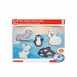 Hape puzzle tactil - animalele polare