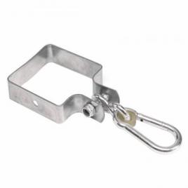 Colier cu carlig - patrat - 90mm - 3mm kbt