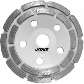 Disc diamantat pentru slefuit beton tip segment 125mm x 22.2mm v44201 verke