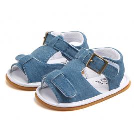 Sandalute baietei albastre (marime disponibila: 3-6 luni (marimea 18