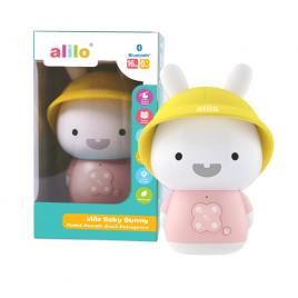 Iepuras interactiv cu povesti si cantece alilo baby bunny roz ro/en