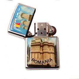 Bricheta metalica cu benzina personalizata curtea de arges