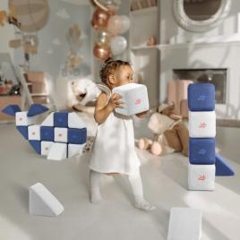 Cuburi Magnetice JollyHeap® - MINI 24 blocuri 2 forme