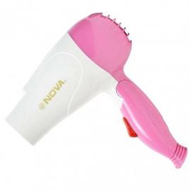 Uscator de par, feon, maner pliabil, 2 trepte, 1000 w, roz