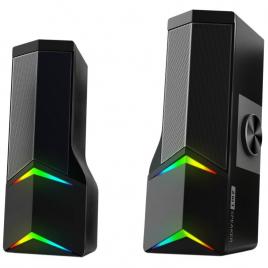 Boxe pc 2in1 gogen psu103, 2 x 3 w, bluetooth, iluminare rgb, usb, negru