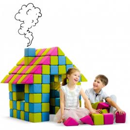 Cuburi magnetice JollyHeap® - JOY 150 blocuri 2 forme