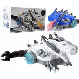Jucarie interactiva dragon, cu luminite, sunete si fum, 13 x 40 cm