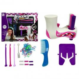 Set diy interactiv fetite, joc de impletit parul, codite cu accesorii